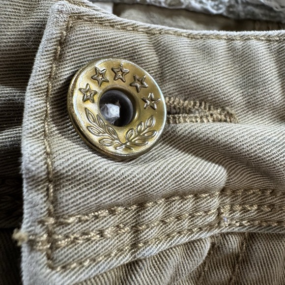 Vintage Y2K Cargo Shorts Mens 36 Brown Old Navy Military Baggy Standard Issue - Picture 8 of 16